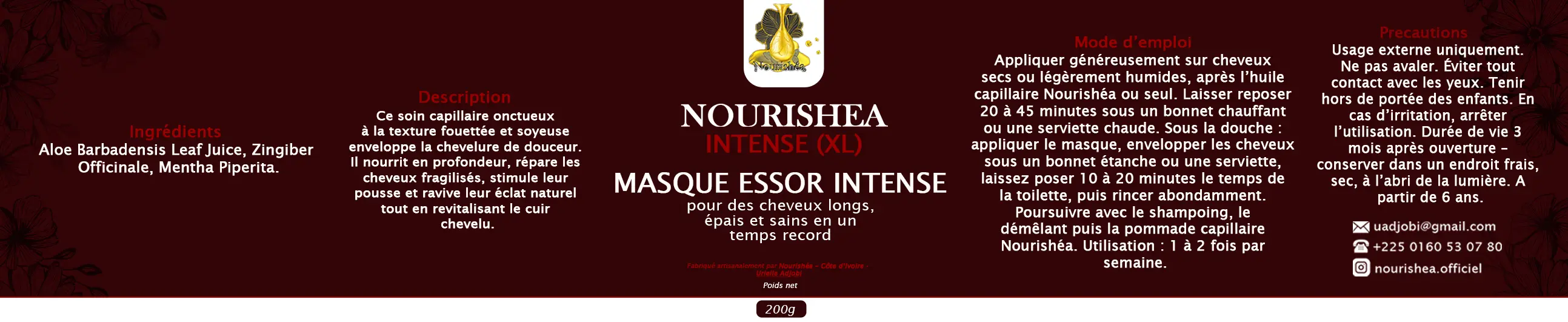 Nourishea Intense Masque Capillaire
